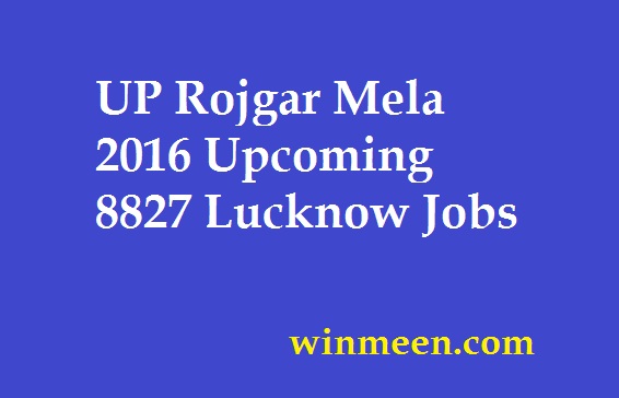 UP Rojgar Mela 2016 Upcoming 8827 Lucknow Jobs UP Rojgar Mela 2016 Upcoming 8827 Lucknow Jobs