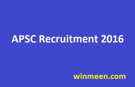 APSC medical officer Recruitment 2016 786 vacancies APSC medical officer Recruitment 2016 786 vacancies
