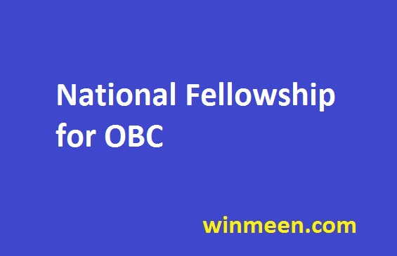 National Fellowship for OBC National Fellowship for OBC
