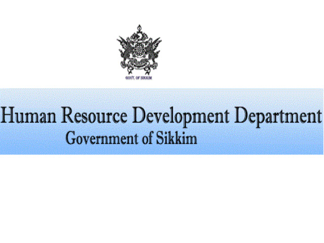 Sikkim HRDD TET Notification Application Form 2017