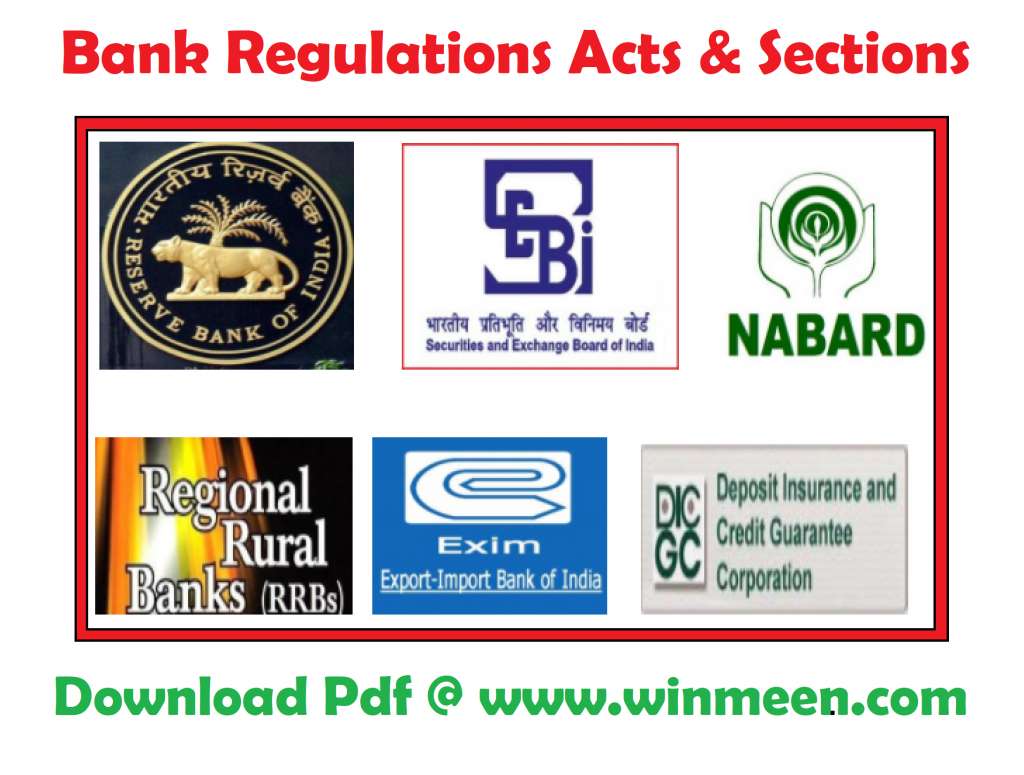 Bank Regulations Acts Sections Pdf File Download