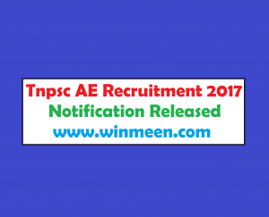 Tnpsc AE Recruitment 2017