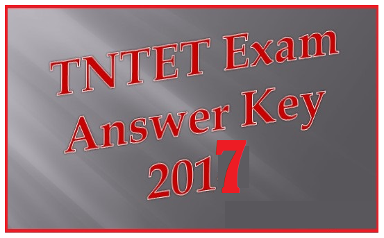 Tamilnadu TN TRB TET Answer Key