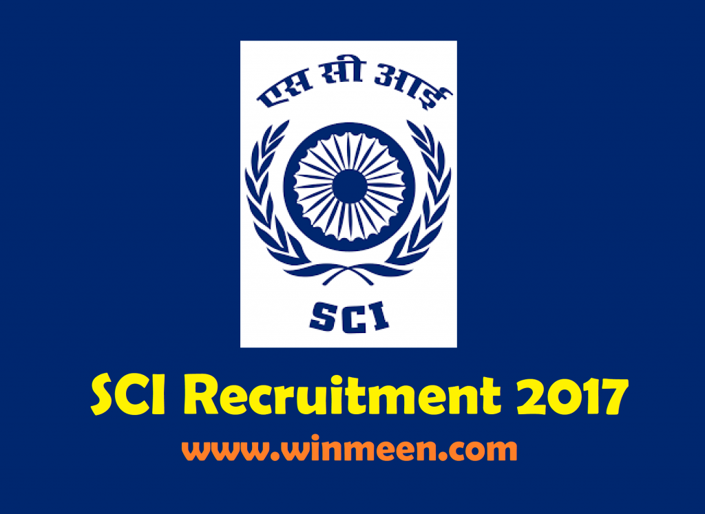 SCI Recruitment 2017 40 Graduate Marine Engineers GME Posts
