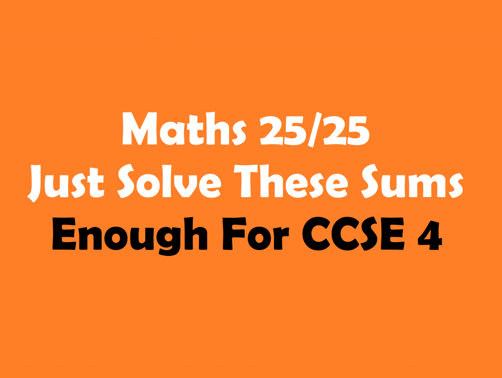 Aptitude & Mental Ability 25/25 Practice Sums