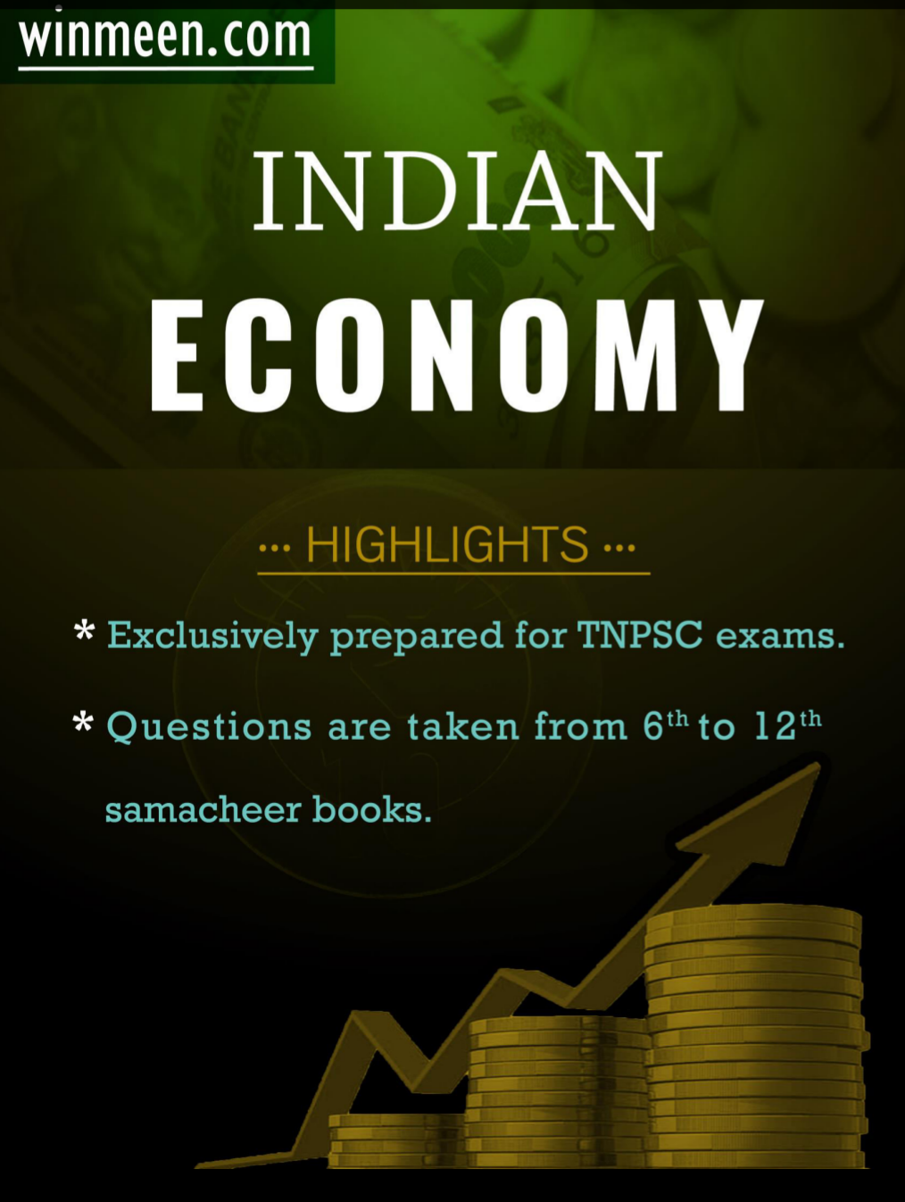 Indian Economy Book For Tnpsc Exams [ Prepared From Samacheer Books 6th ...