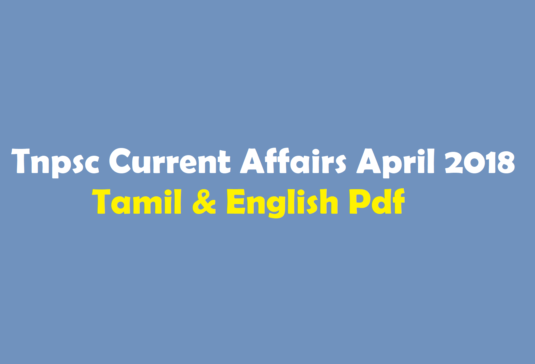 Tnpsc Current Affairs April 2024 in Tamil & English Pdf - WINMEEN