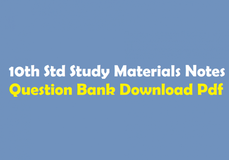 10std Ss Text.pdf 10th Std Study Materials Notes Question Bank Download Pdf - WINMEEN