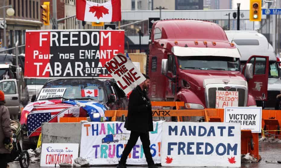 US &#39;freedom convoy&#39; could disrupt Sunday&#39;s Super Bowl, officials warn | US  news | The Guardian